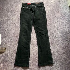 AG black corduroy jeans
